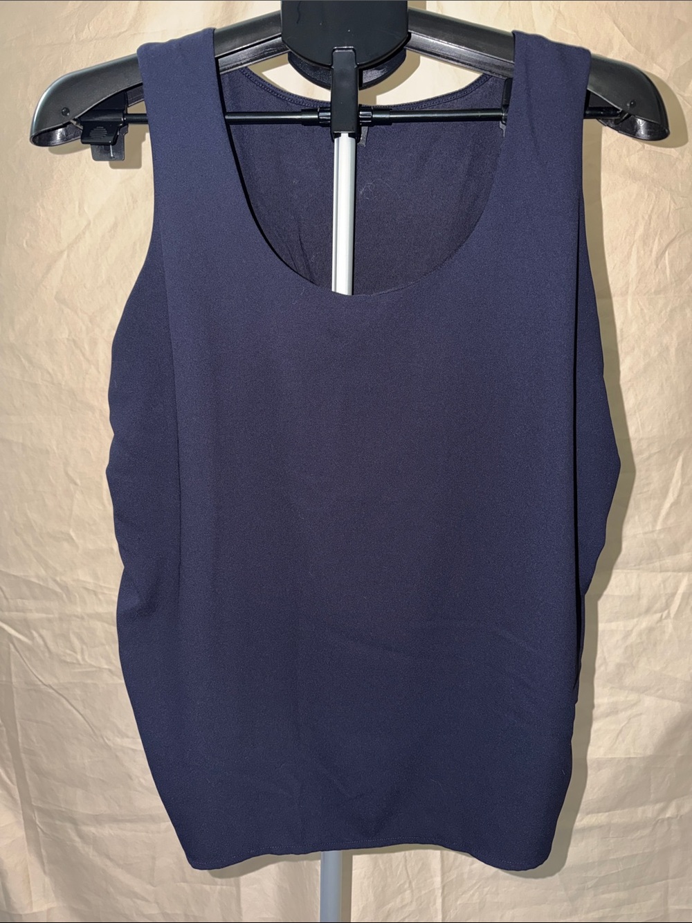 Ann Taylor Navy Scoop Neck Tank
